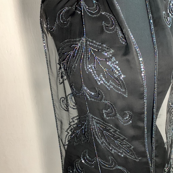 All that glitter sequence embellish scarf - Picture 3 of 4